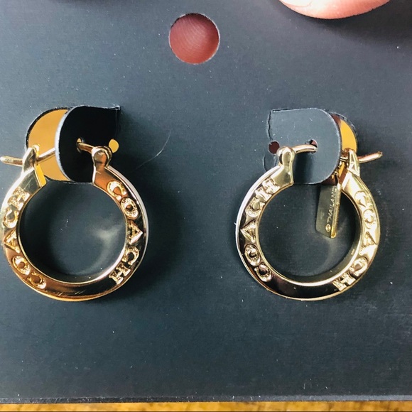 Coach Jewelry - 🤩 coach gold hoop earring